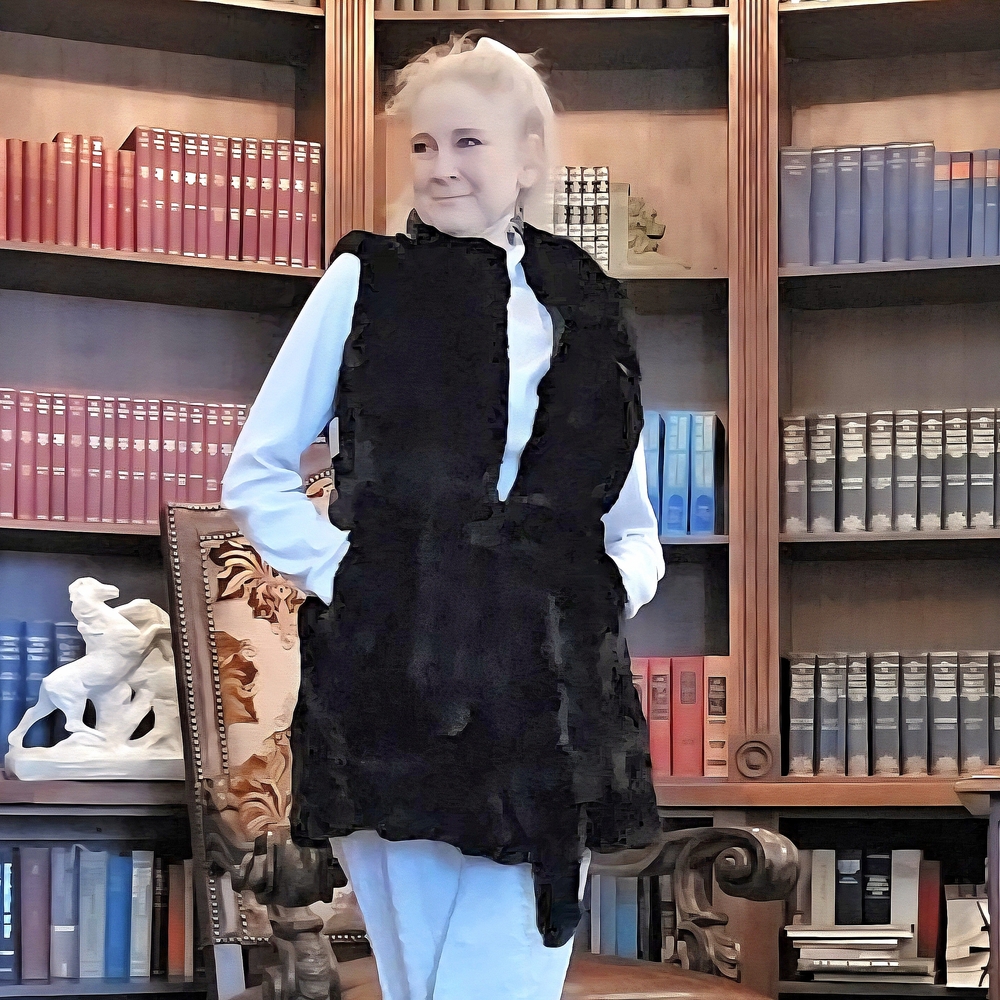 NWT Genuine Rabbit Fur Vest M/L - Picture 15 of 17